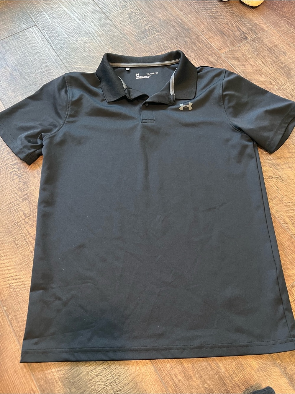 Under Armour Black Boys' Performance Polo Shirt